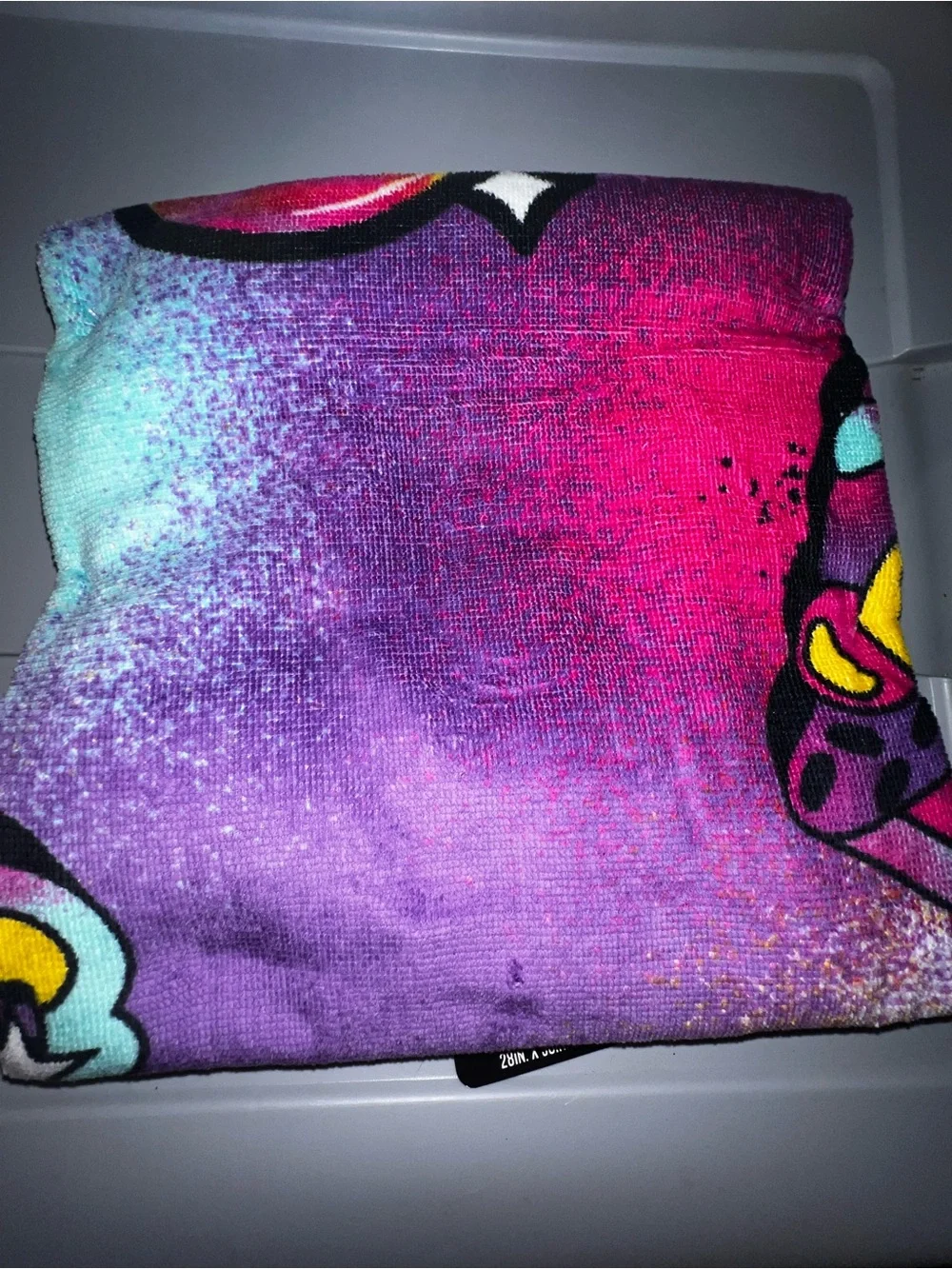 Bright Rainbow Graphic Beach Towel